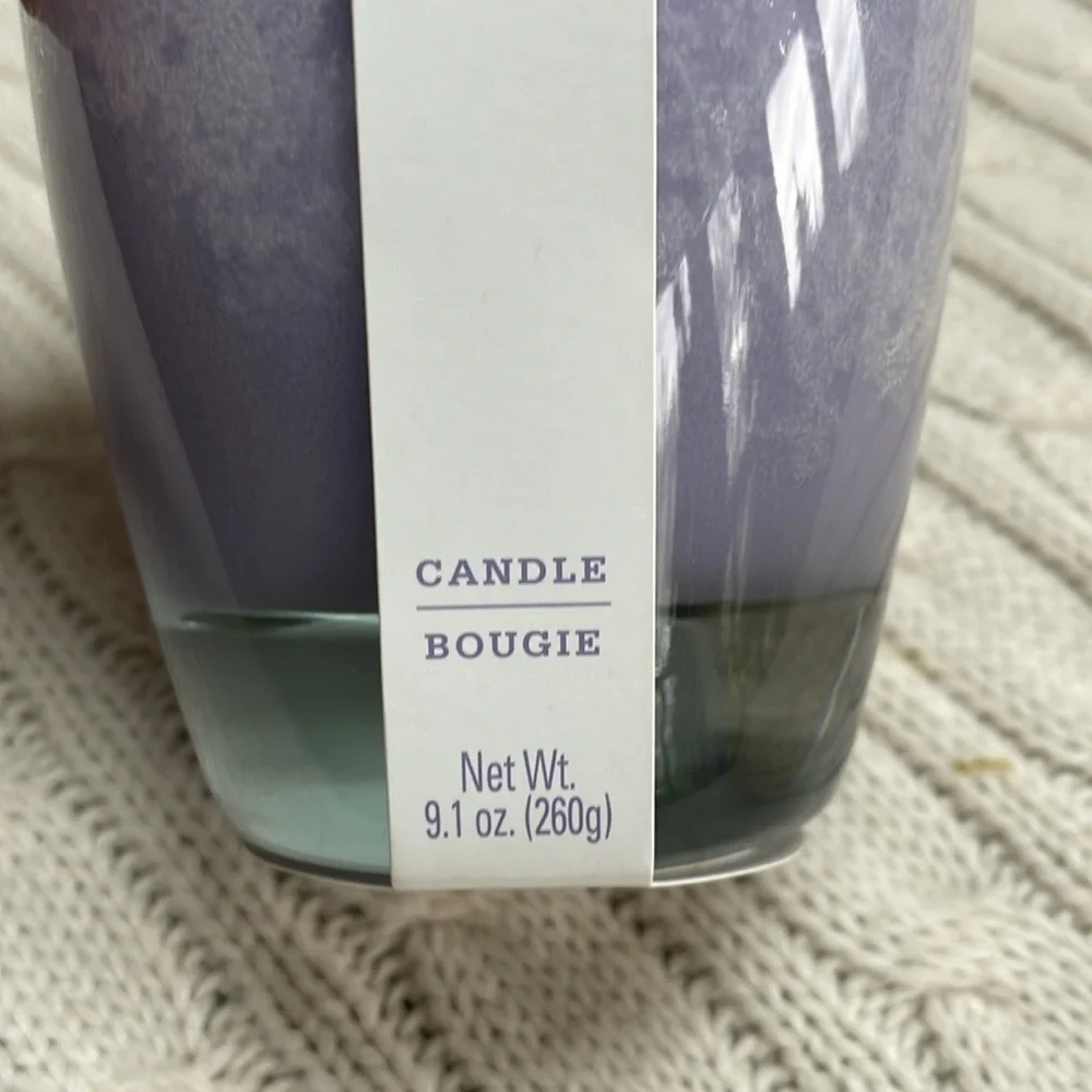 NWOT Williams-Sonoma Lavender Juniper Rose Candle. 9.1 oz. 45 hr burn time.